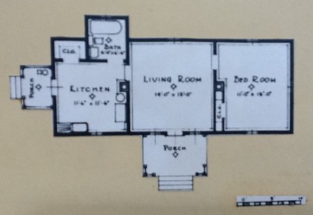 Standard Three-Room Floor Plan